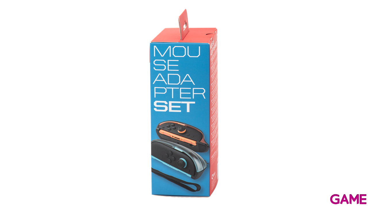 Set Adaptadores Joy-Con 2 para Ratón Rojo y Azul + Correas-1