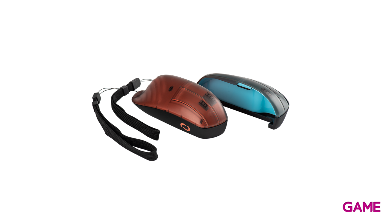 Set Adaptadores Joy-Con 2 para Ratón Rojo y Azul + Correas-5