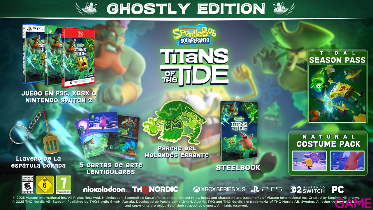 Bob Esponja Titanes de las Mareas - Ghostly Edition-0