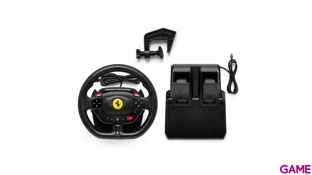 Thrustmaster T98 Ferrari 296 GTB PC - PS5 - PS4 - Licencia PlayStation - Volante-5