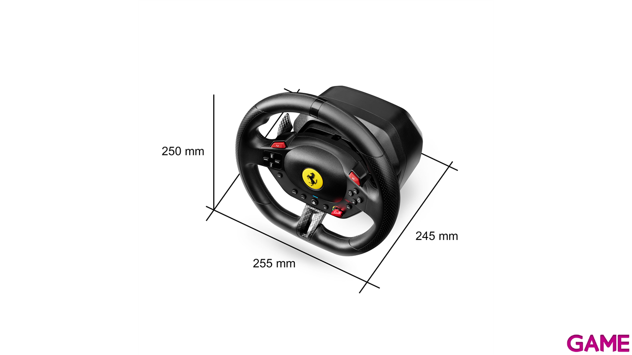 Thrustmaster T98 Ferrari 296 GTB PC - PS5 - PS4 - Licencia PlayStation - Volante-6