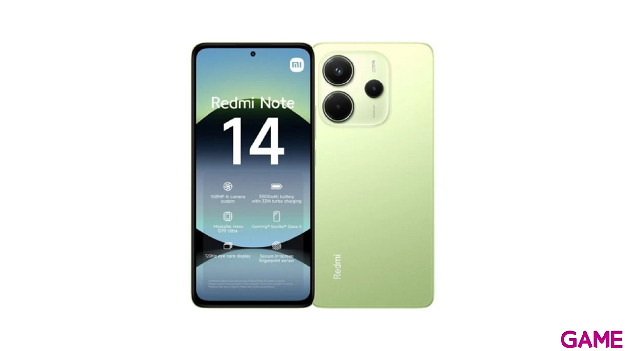 Xiaomi Redmi Note 14 6/128 GB Verde Lima-0