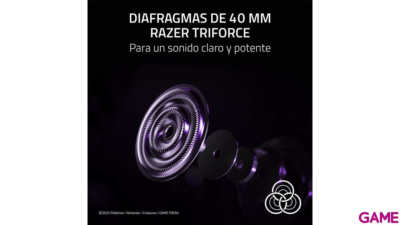Razer Kraken Kitty V2 RGB Pokémon Gengar Edition PC - PS5 - PS4 - Auriculares Gaming-3