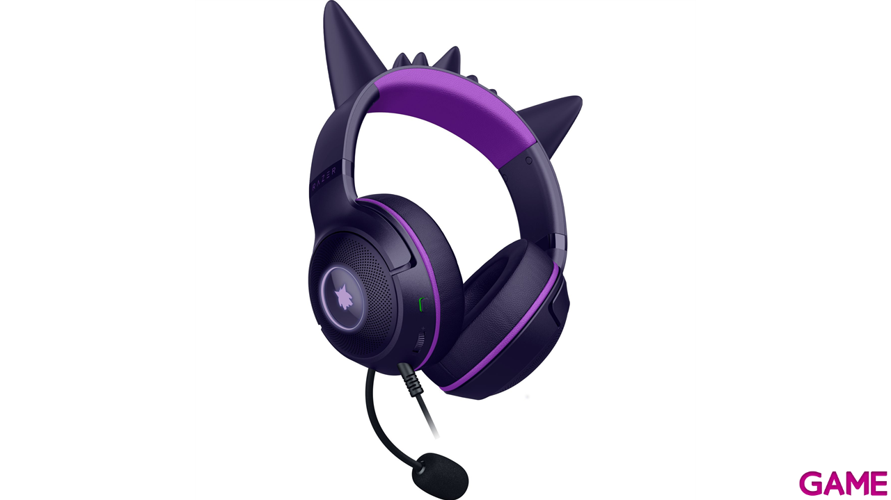 Razer Kraken Kitty V2 RGB Pokémon Gengar Edition PC - PS5 - PS4 - Auriculares Gaming-7