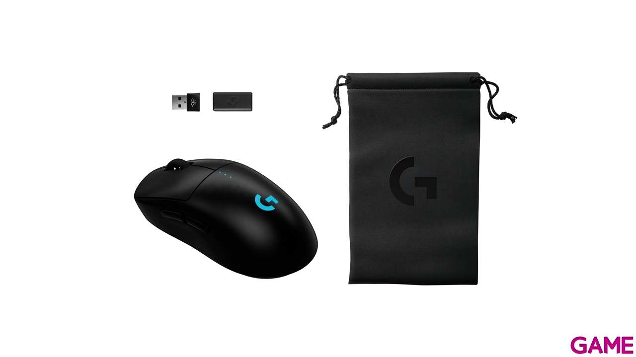 Logitech G Pro 2 Lightspeed Bundle Raton + Funda + Dongle - Raton Gaming-5