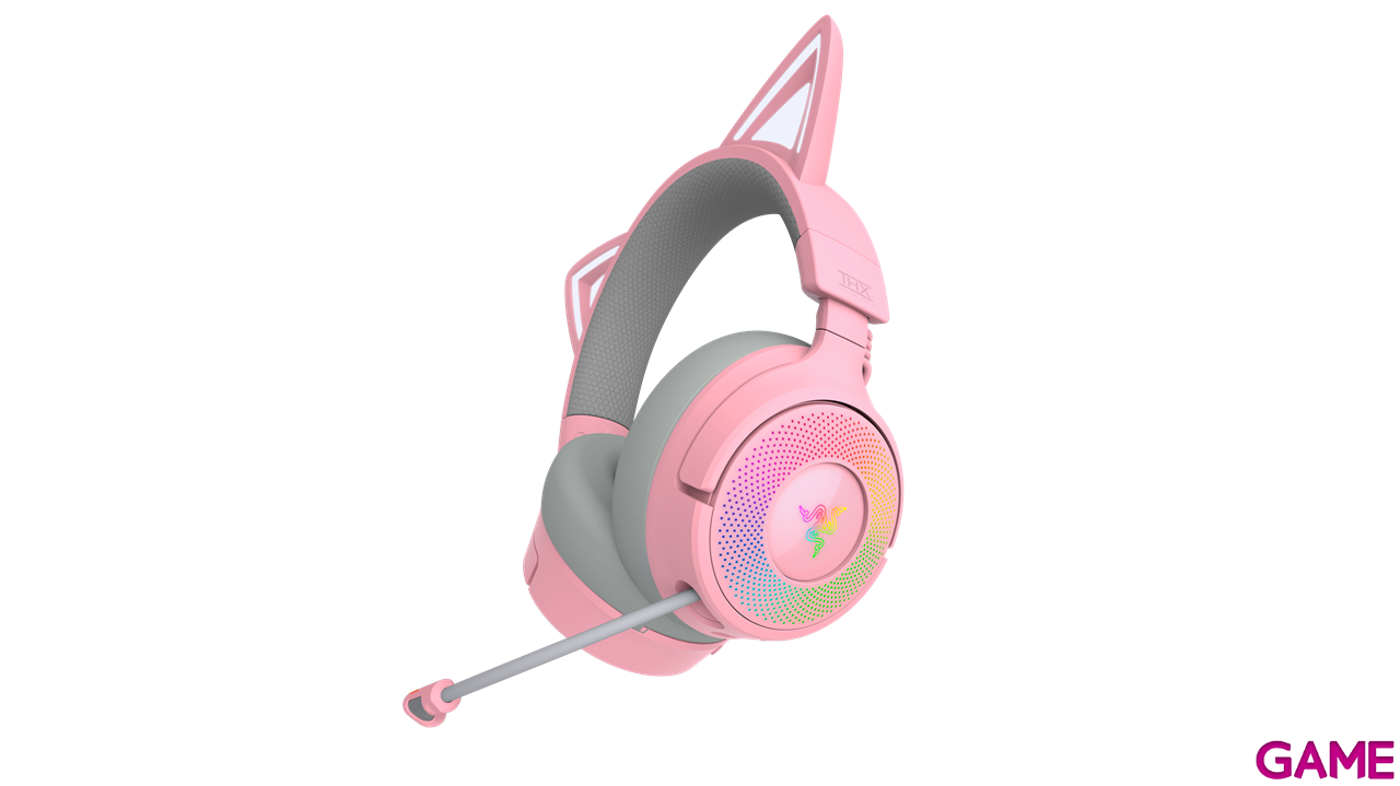 Razer Kraken Kitty V3 Pro Wireless Bluetooth Quartz PC - PS5 - PS4 - Switch - Movil - Auriculares Gaming-0