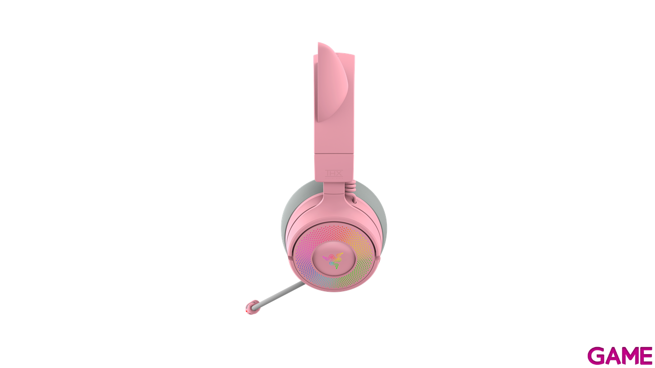 Razer Kraken Kitty V3 Pro Wireless Bluetooth Quartz PC - PS5 - PS4 - Switch - Movil - Auriculares Gaming-2
