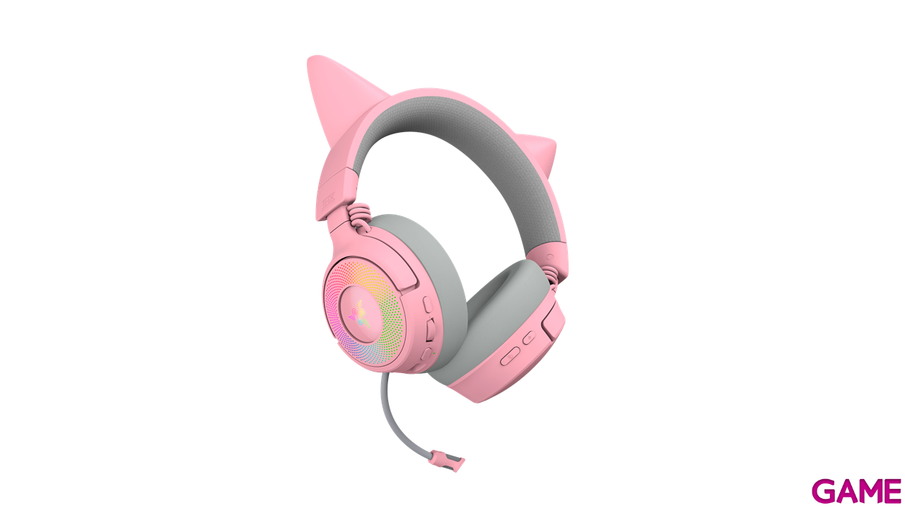 Razer Kraken Kitty V3 Pro Wireless Bluetooth Quartz PC - PS5 - PS4 - Switch - Movil - Auriculares Gaming-3