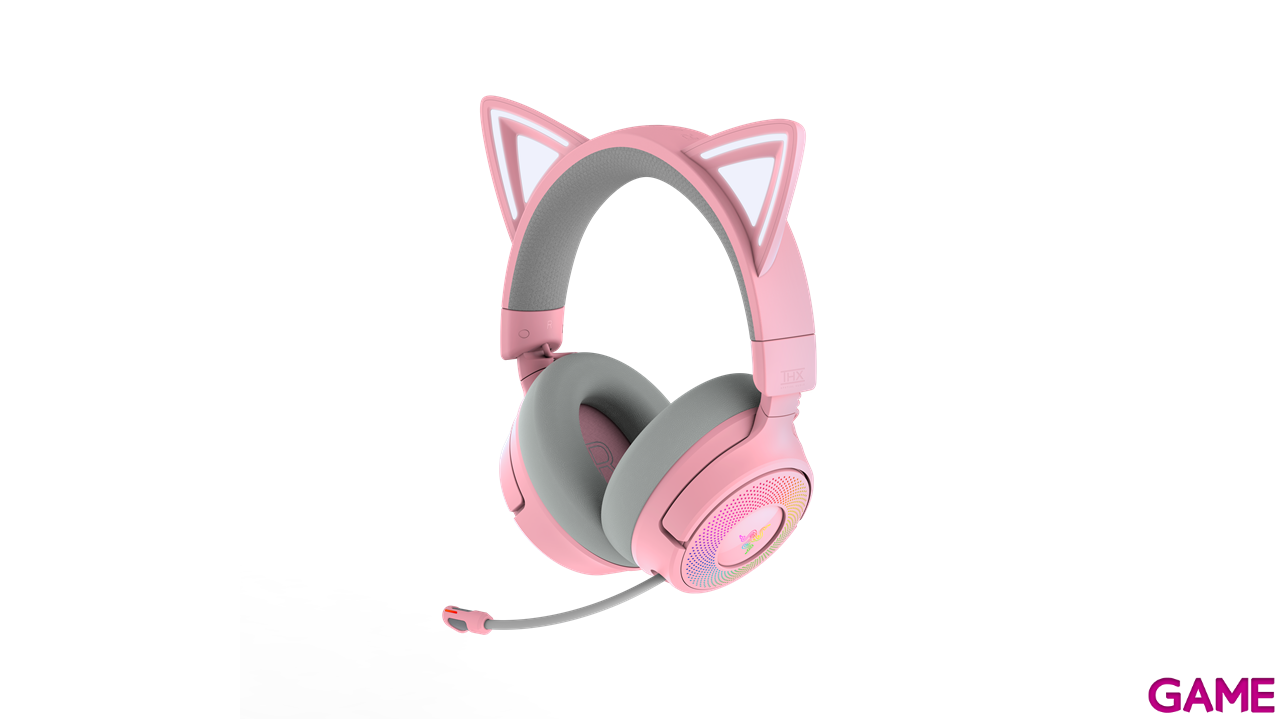 Razer Kraken Kitty V3 Pro Wireless Bluetooth Quartz PC - PS5 - PS4 - Switch - Movil - Auriculares Gaming-5