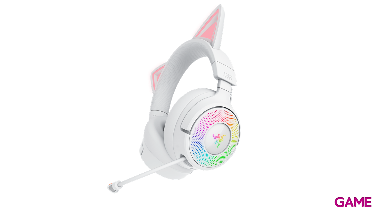 Razer Kraken Kitty V3 Pro Wireless Bluetooth White PC - PS5 - PS4 - Switch - Movil - Auriculares Gaming-0