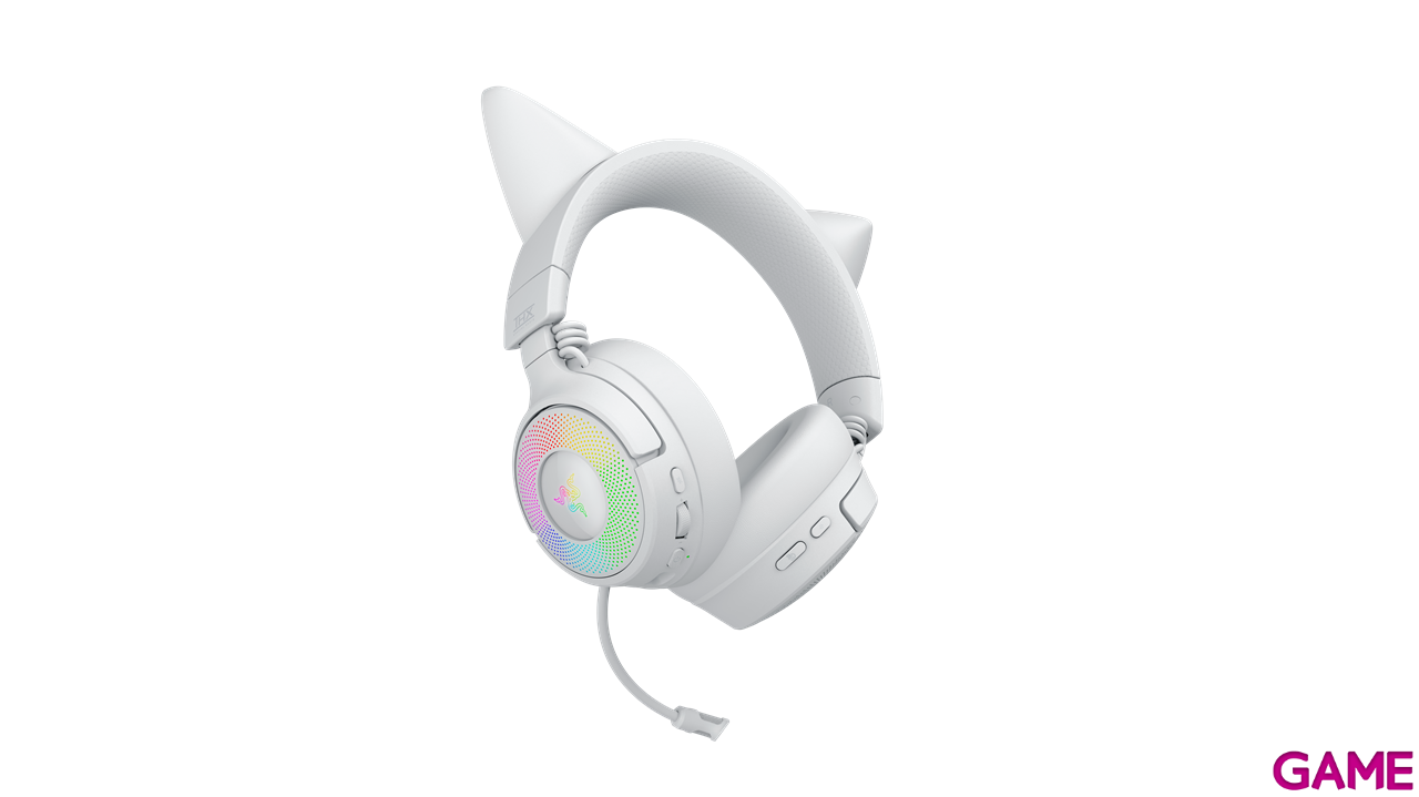 Razer Kraken Kitty V3 Pro Wireless Bluetooth White PC - PS5 - PS4 - Switch - Movil - Auriculares Gaming-1