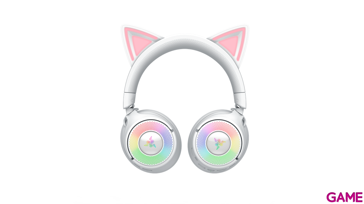Razer Kraken Kitty V3 Pro Wireless Bluetooth White PC - PS5 - PS4 - Switch - Movil - Auriculares Gaming-4