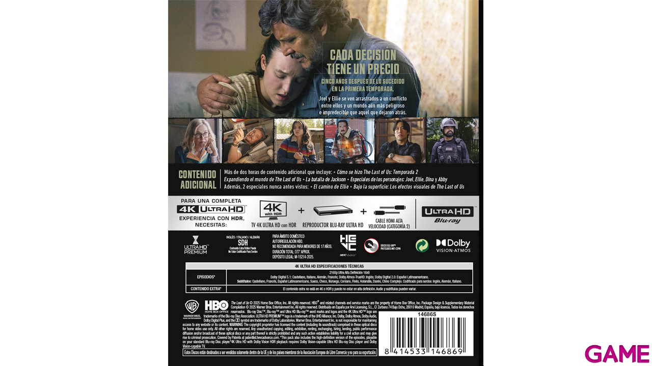 The Last of Us - Temporada 2 - 4K Edición Steelbook-1