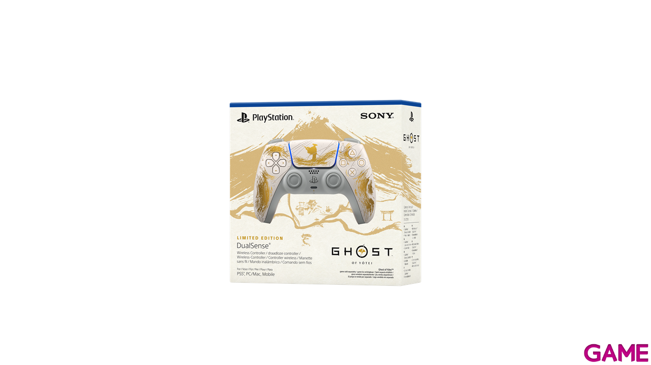 Mando Inalámbrico DualSense Edición Limitada Gold Ghost of Yotei-4