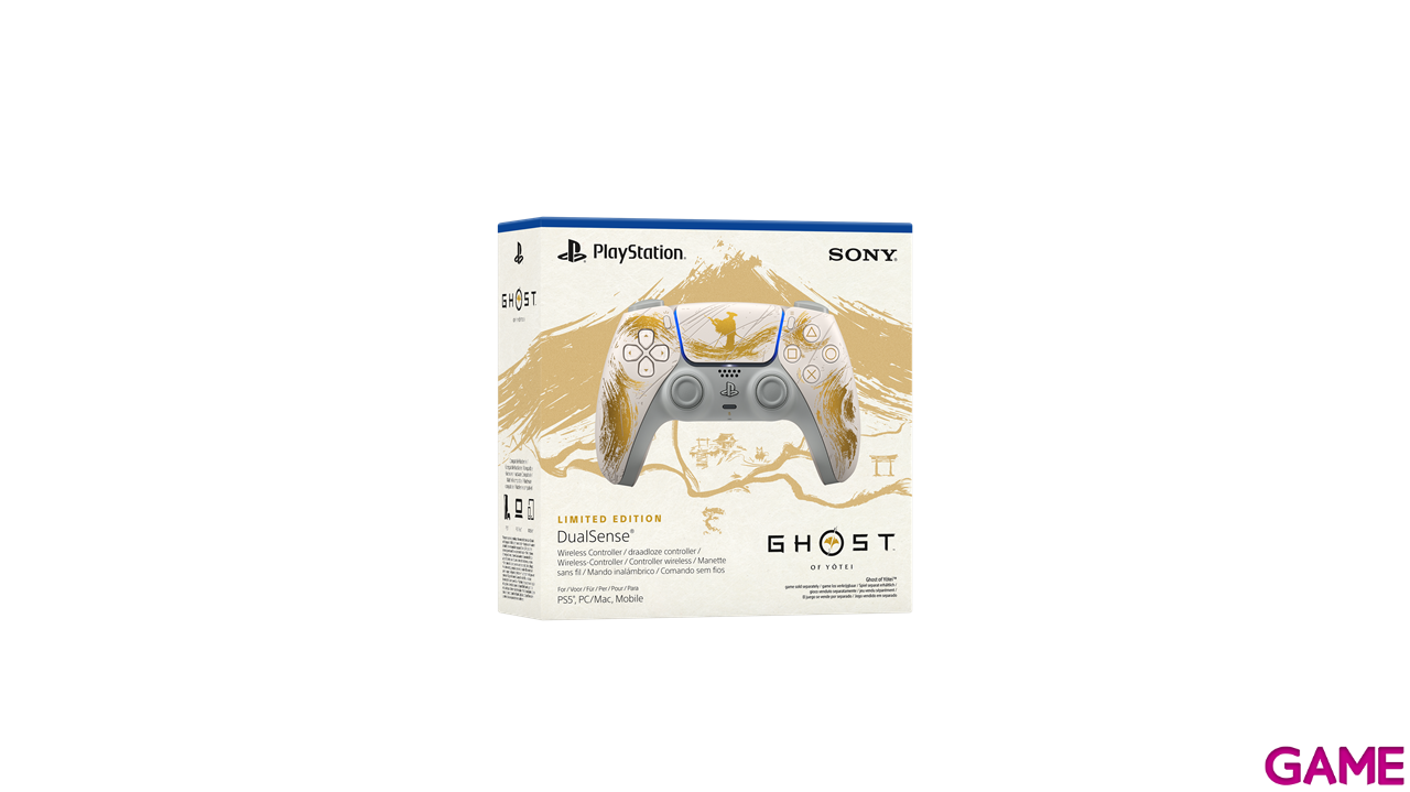 Mando Inalámbrico DualSense Edición Limitada Gold Ghost of Yotei-5