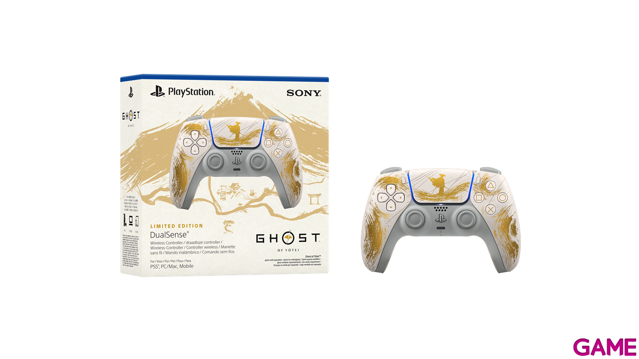 Mando Inalámbrico DualSense Edición Limitada Gold Ghost of Yotei-7