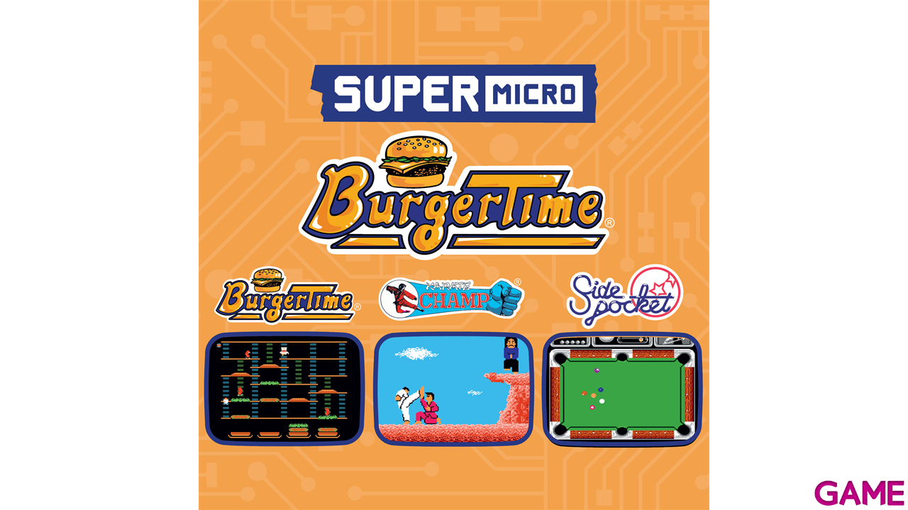 Consola Super Micro - Burgertime-4
