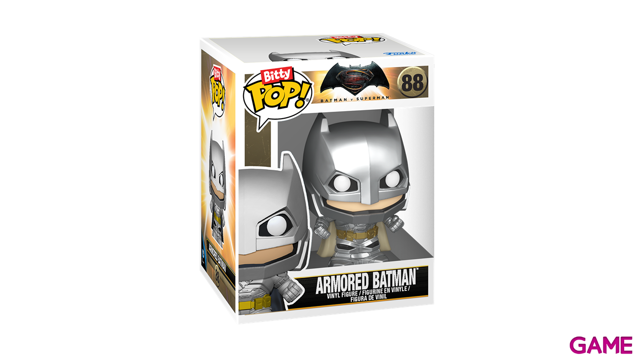Figura Bitty POP Rides DC Batman y Batmovil-0