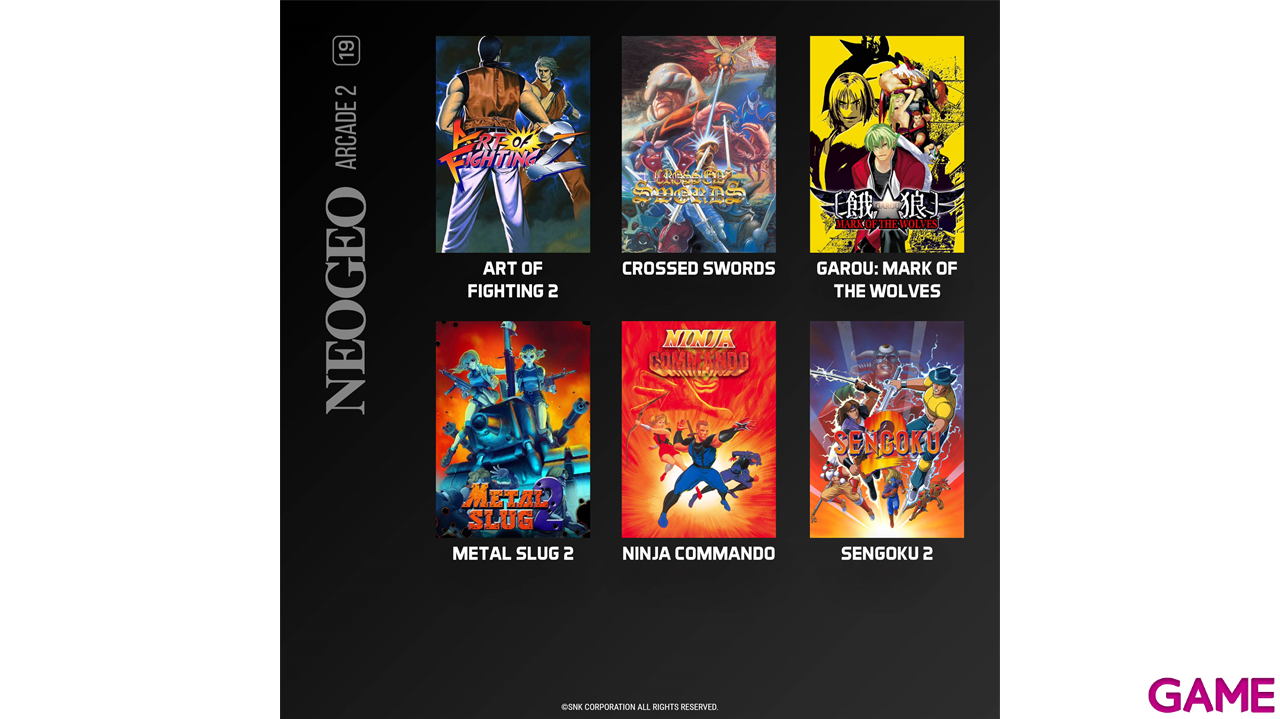 Cartucho Evercade NEOGEO Arcade 2-7