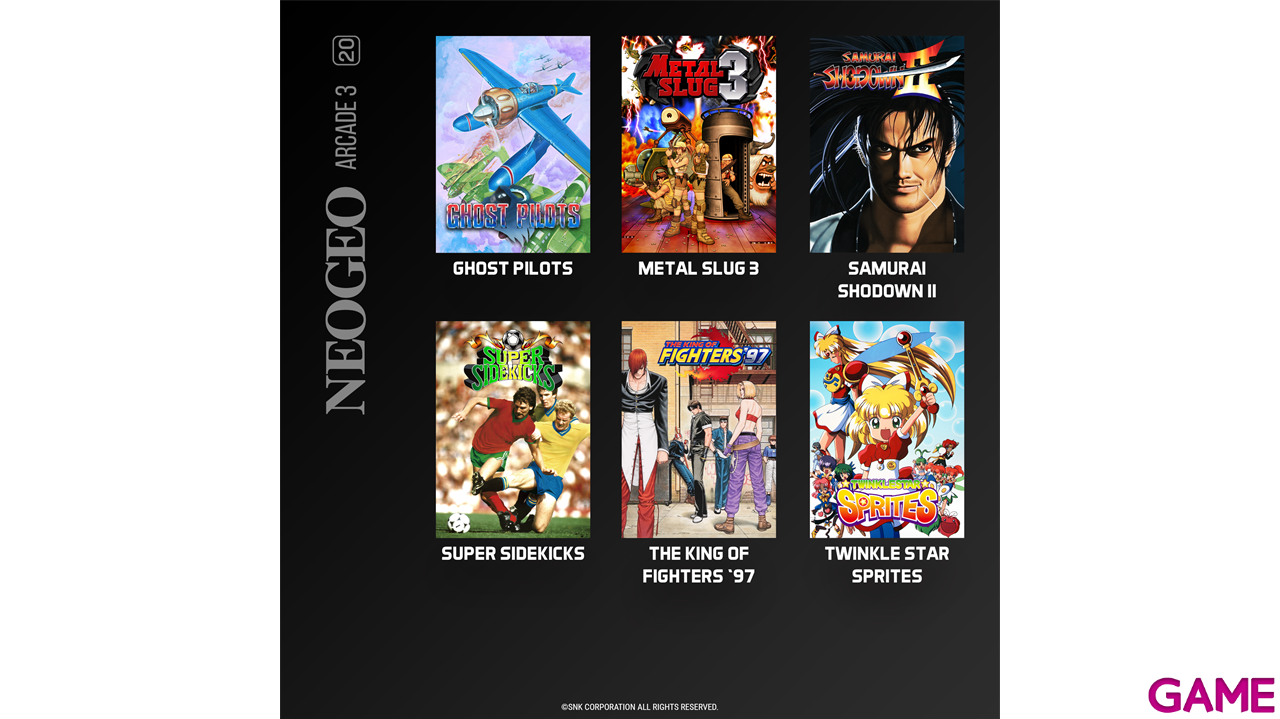 Cartucho Evercade NEOGEO Arcade 3-5