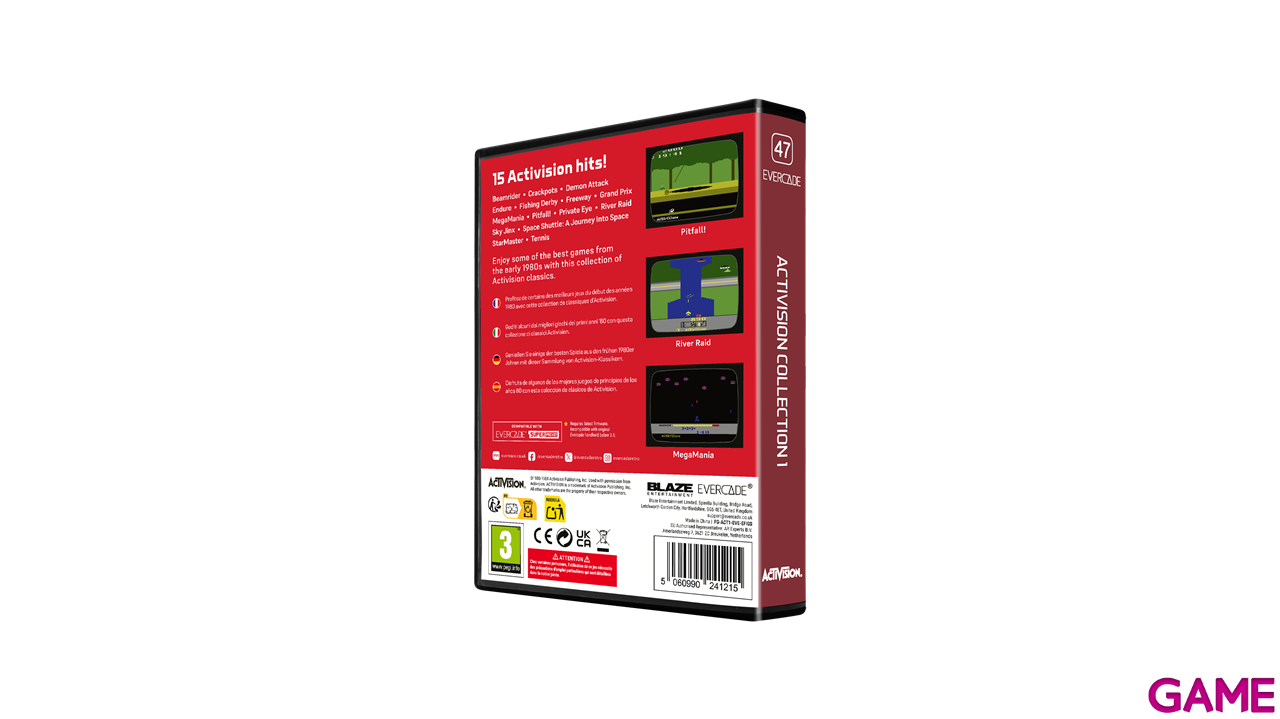 Cartucho Evercade Activision Collection 1-10