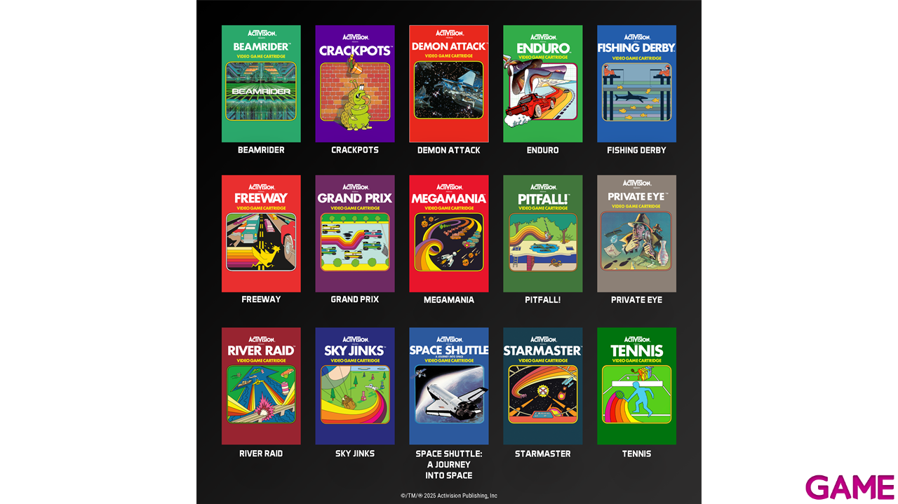 Cartucho Evercade Activision Collection 1-7