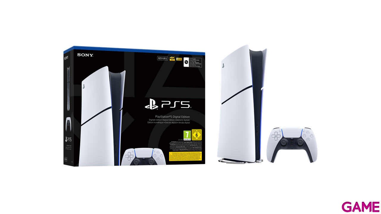 PlayStation 5 Edición Digital Modelo Slim Chassis E-1