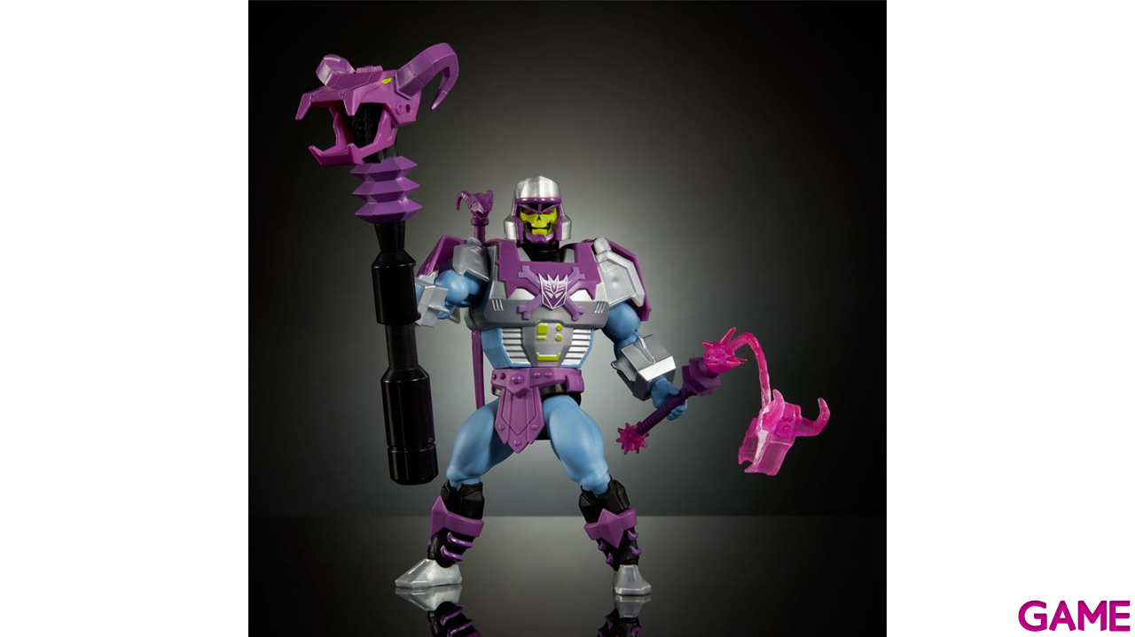 Figura Masters of the Universe x Transformers Megatron Armor Skeletor de 14 cm-2