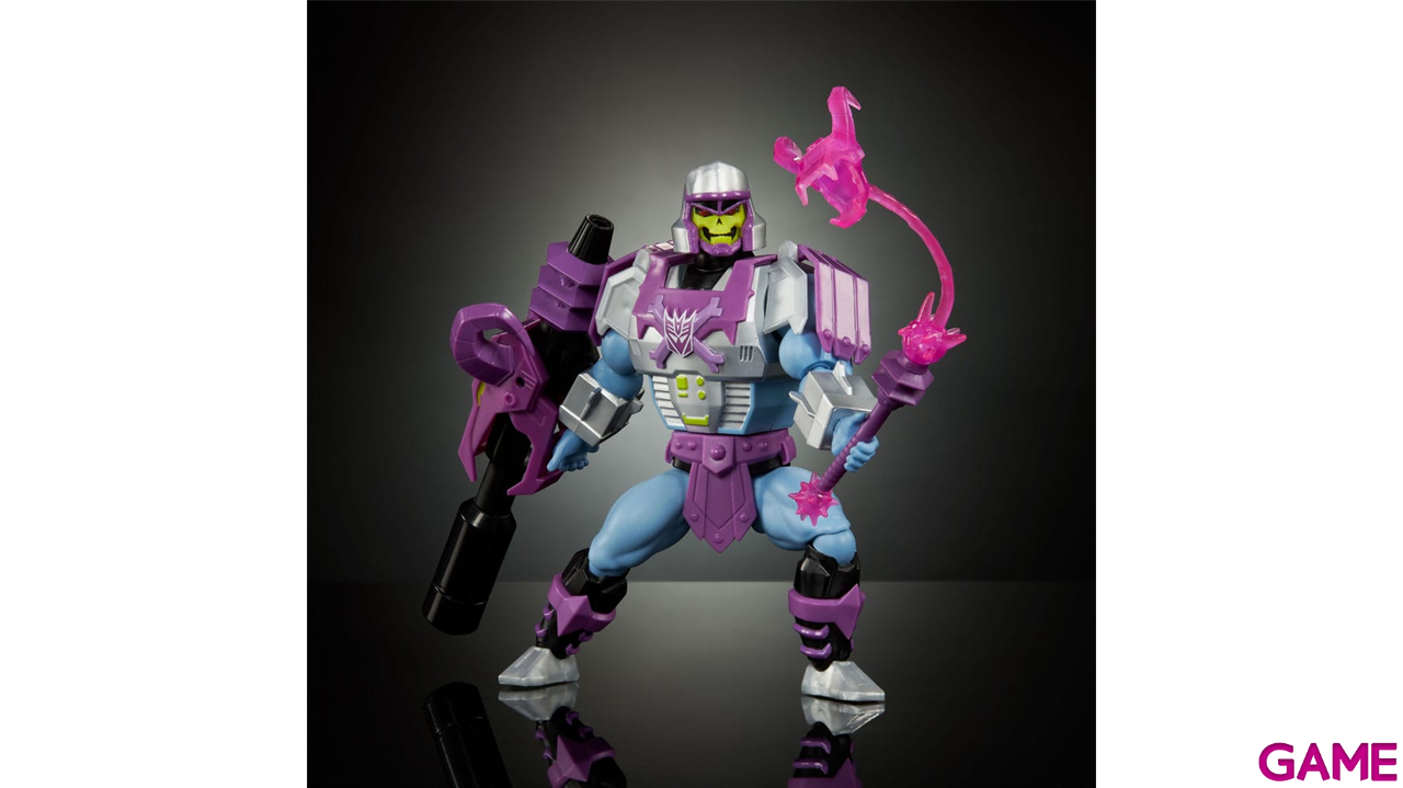 Figura Masters of the Universe x Transformers Megatron Armor Skeletor de 14 cm-4