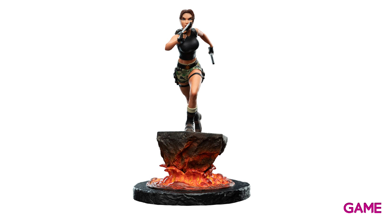 Figura Tomb Raider Mini Statue Lara Croft: The Sanctuary of Flame de 18 cm-1