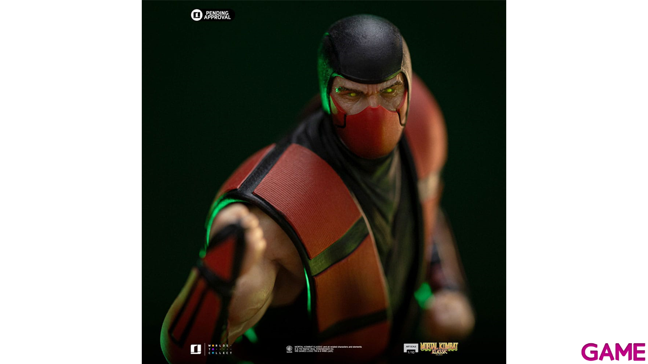 Figura Mortal Kombat Art Scale Statue 1/10 Ermac (Ninjas Collection) de 21 cm-3