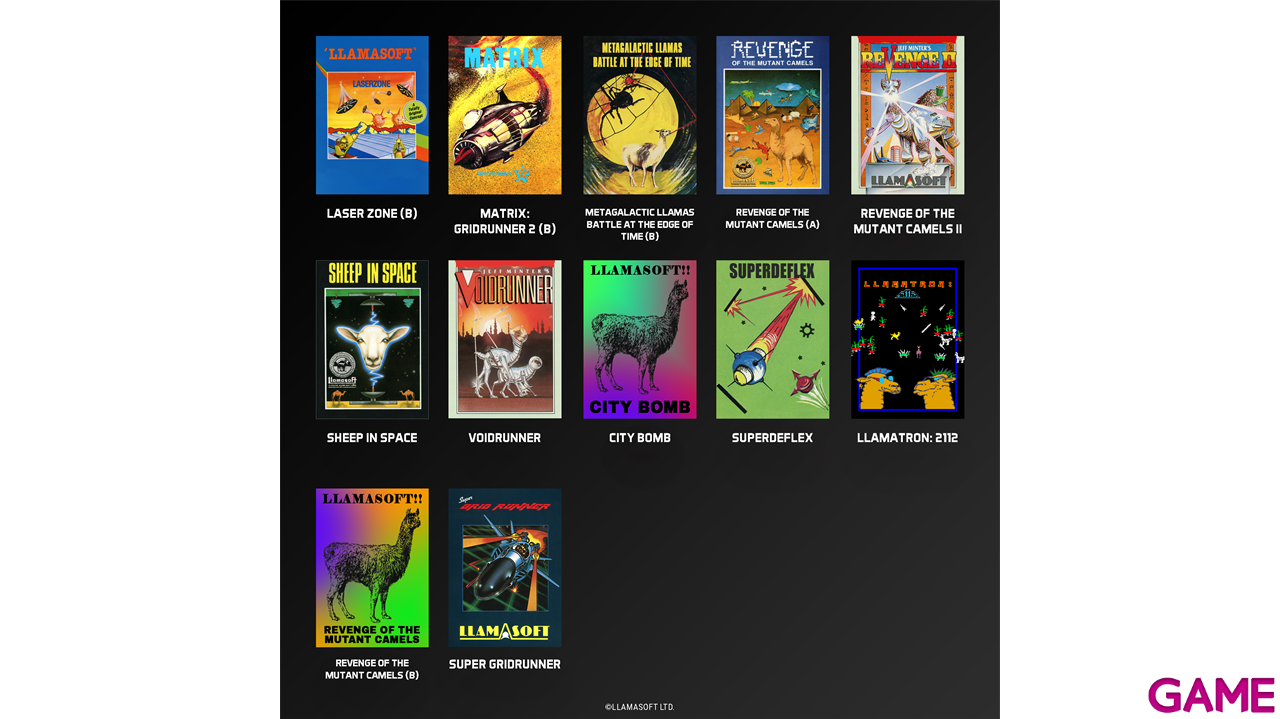 Cartucho Evercade The Llamasoft Collection-9