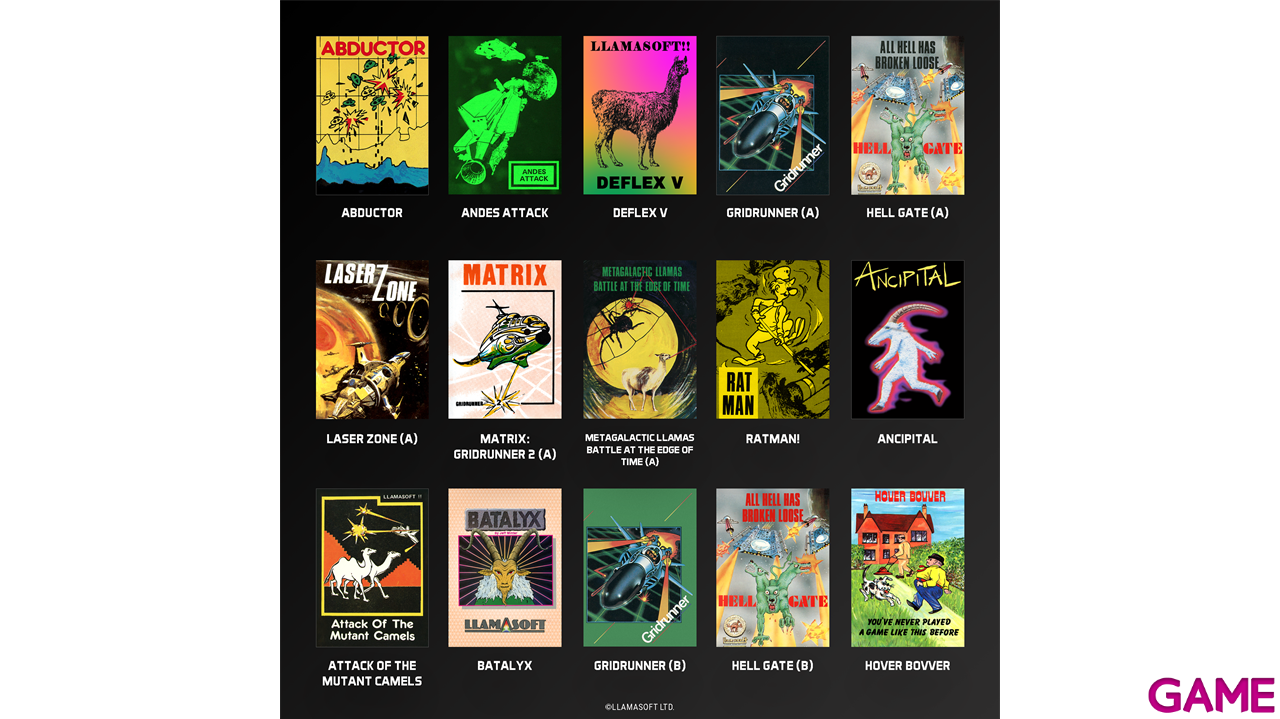 Cartucho Evercade The Llamasoft Collection-11