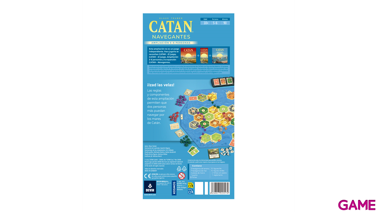 Catan: Navegantes Expansion 5-6 Jugadores-1