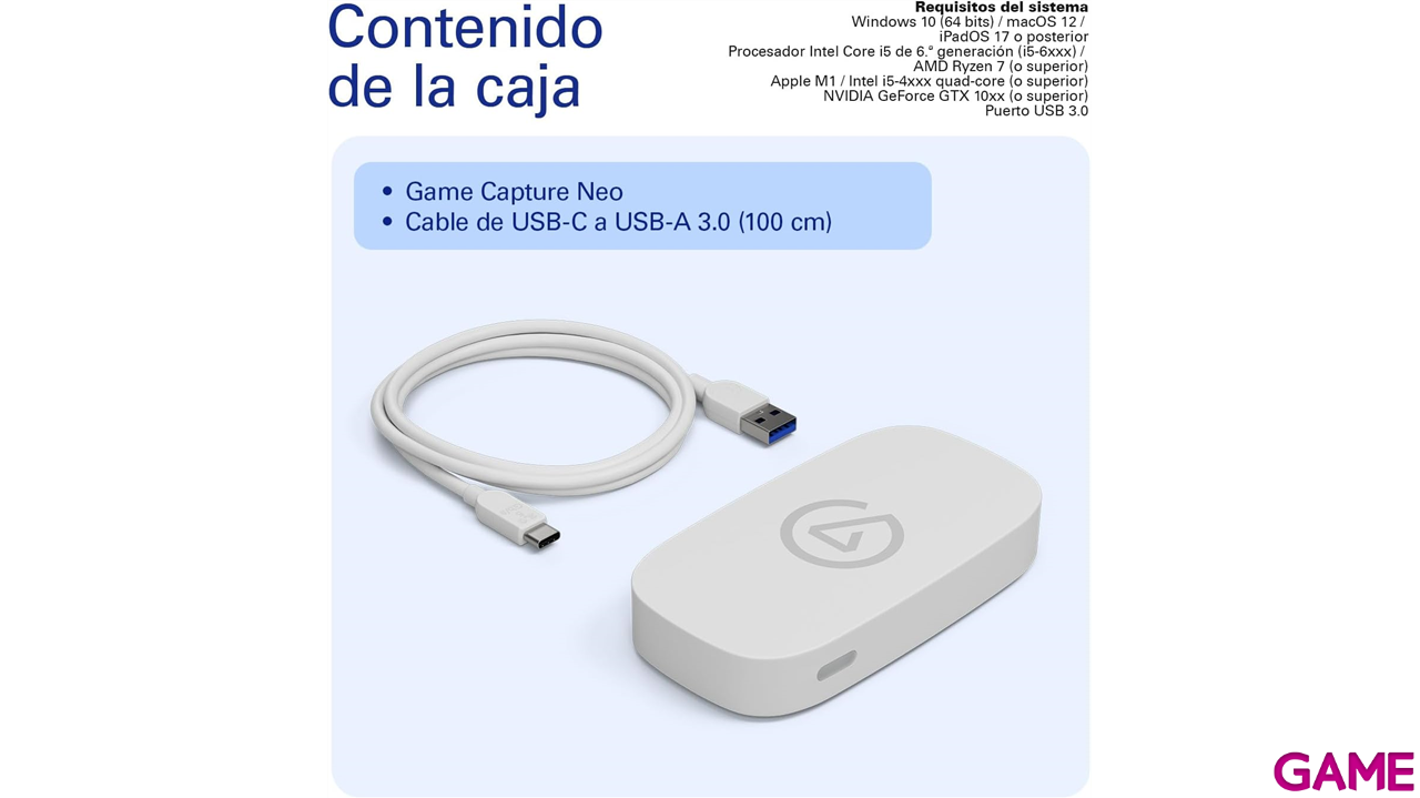 Elgato Game Capture Neo (Color box) - Capturadora-2