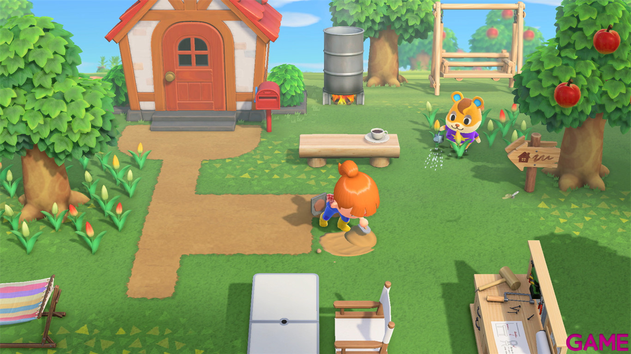 Nintendo Switch Lite Azul + Animal Crossing New Horizons-0