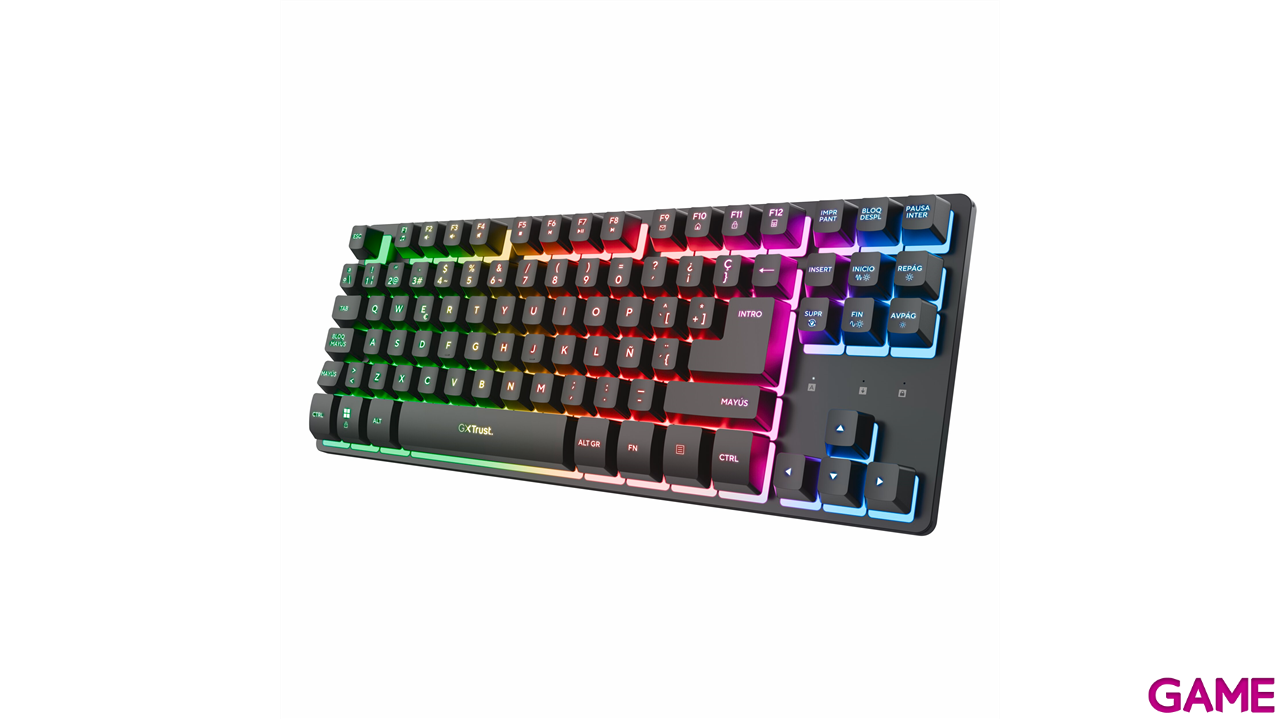 Trust GXT832 Thado Wireless Negro Teclado TKL + Raton 2in1 - Pack Perifericos-1