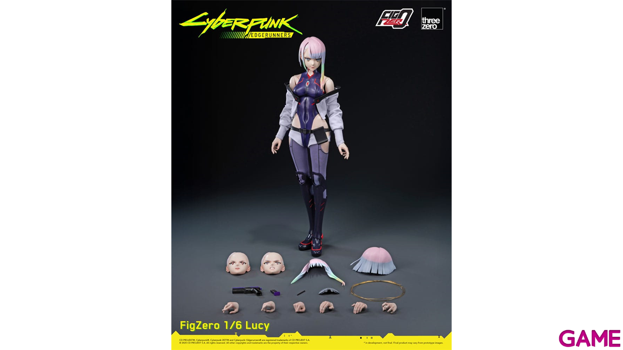Figura Cyberpunk: Edgerunners FigZero Action Figure 1/6 Lucy de 29 cm-0