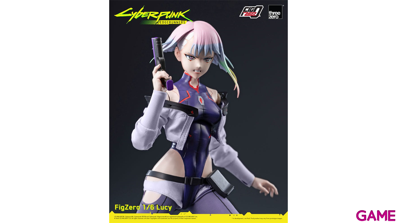 Figura Cyberpunk: Edgerunners FigZero Action Figure 1/6 Lucy de 29 cm-1
