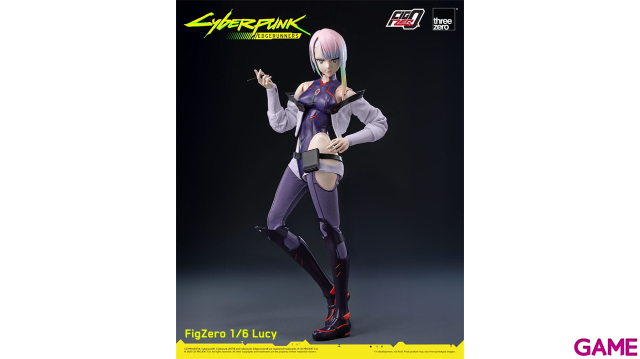 Figura Cyberpunk: Edgerunners FigZero Action Figure 1/6 Lucy de 29 cm-3