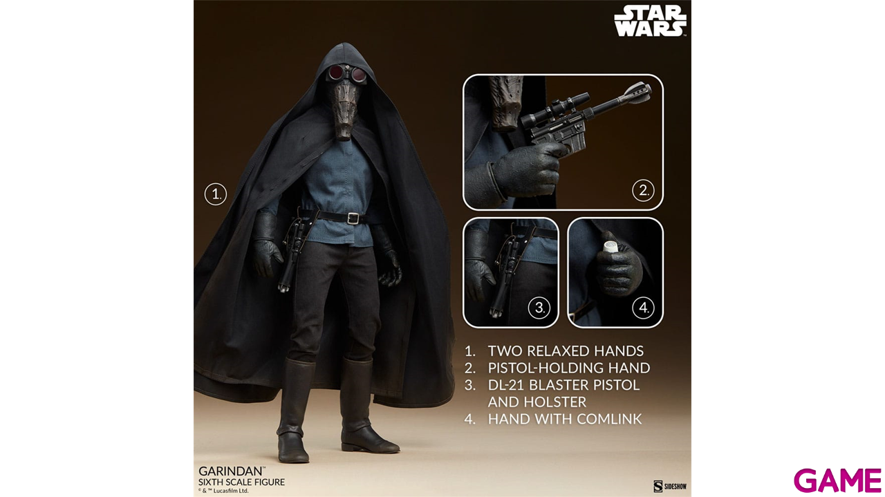 Figura Star Wars Episode IV Scum & Villainy Action Figure 1/6 Garindan de 30 cm-2