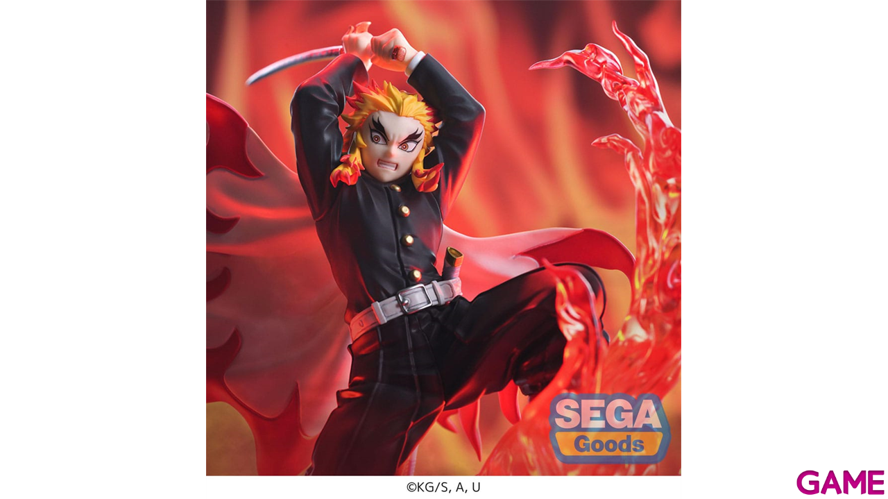 Figura Demon Slayer: Kimetsu no Yaiba Kyojuro Rengoku de 20 cm-0