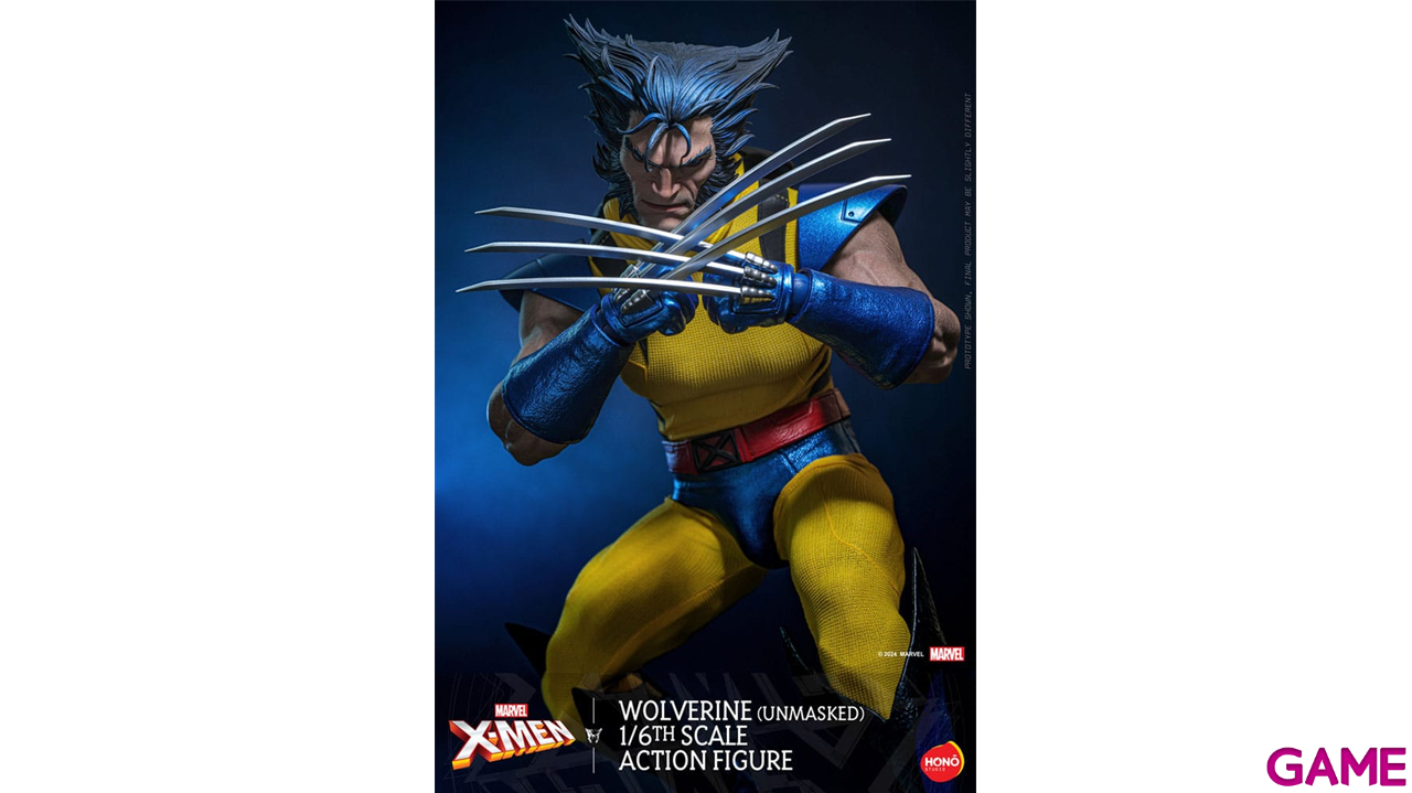 Figura Marvel X-Men Action Figure 1/6 Wolverine (Unmasked) de 28 cm-0