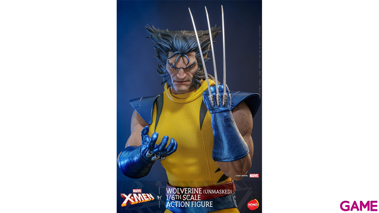 Figura Marvel X-Men Action Figure 1/6 Wolverine (Unmasked) de 28 cm-2