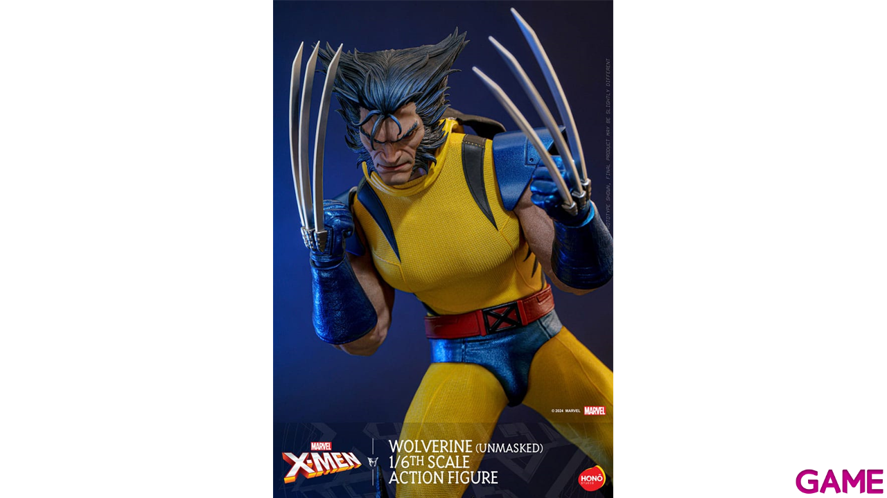 Figura Marvel X-Men Action Figure 1/6 Wolverine (Unmasked) de 28 cm-3