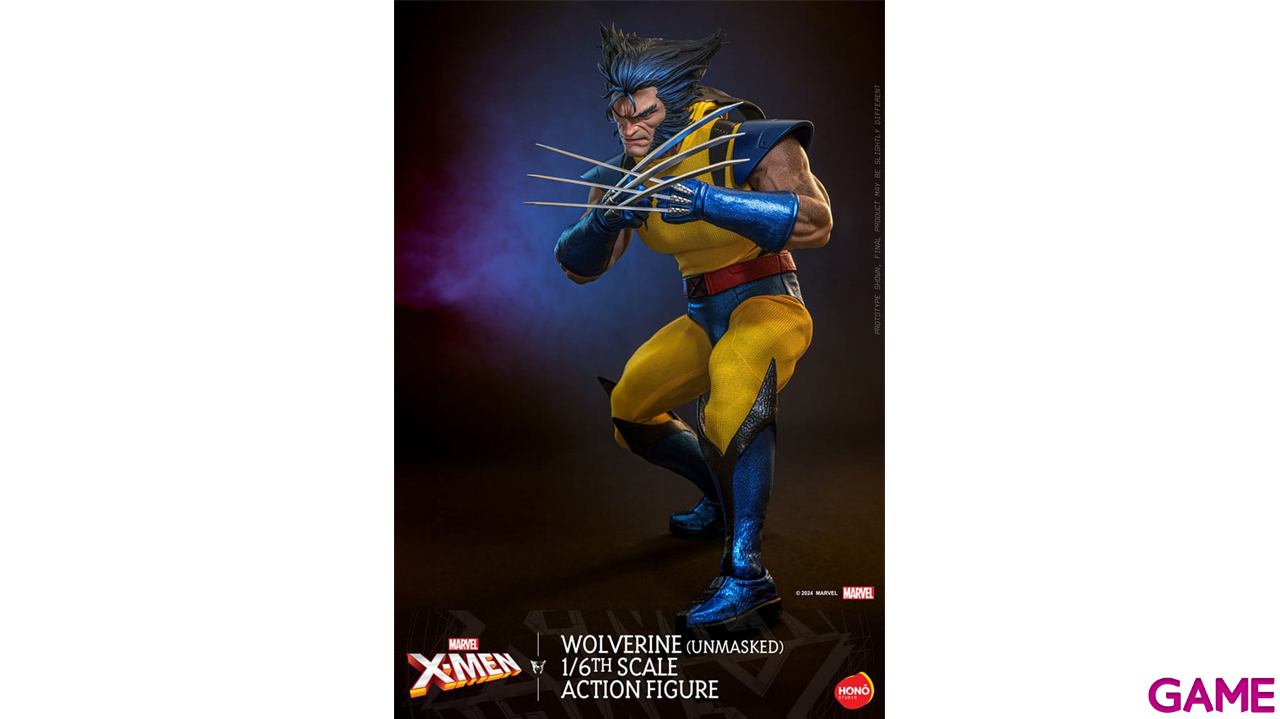 Figura Marvel X-Men Action Figure 1/6 Wolverine (Unmasked) de 28 cm-4