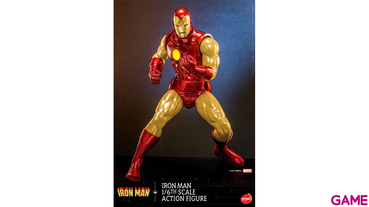 Figura Marvel Action Figure 1/6 Iron Man de 32 cm-2