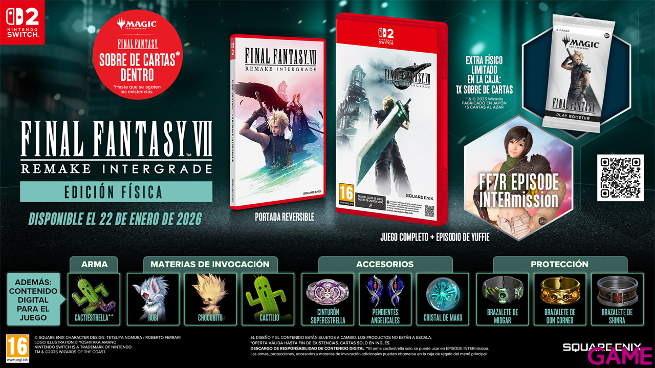 Final Fantasy VII Remake Intergrade Edición Magic-0