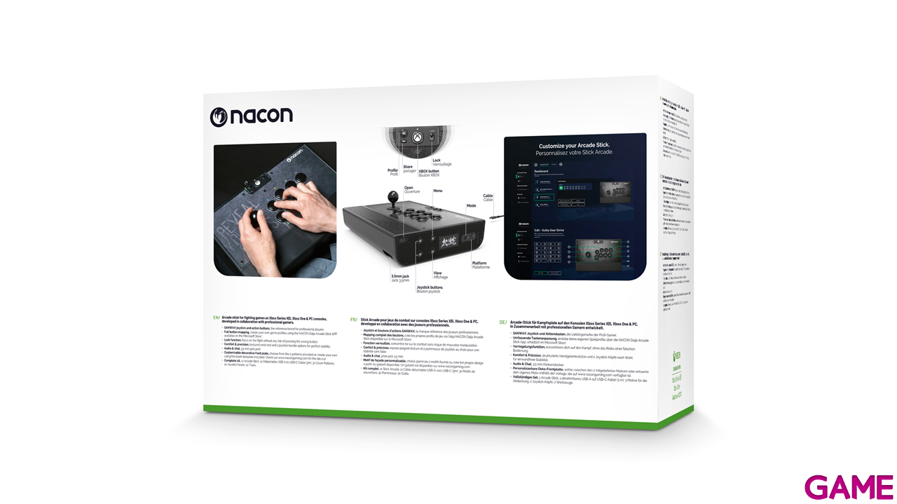Arcade Stick Nacon DAIJA Negro-0