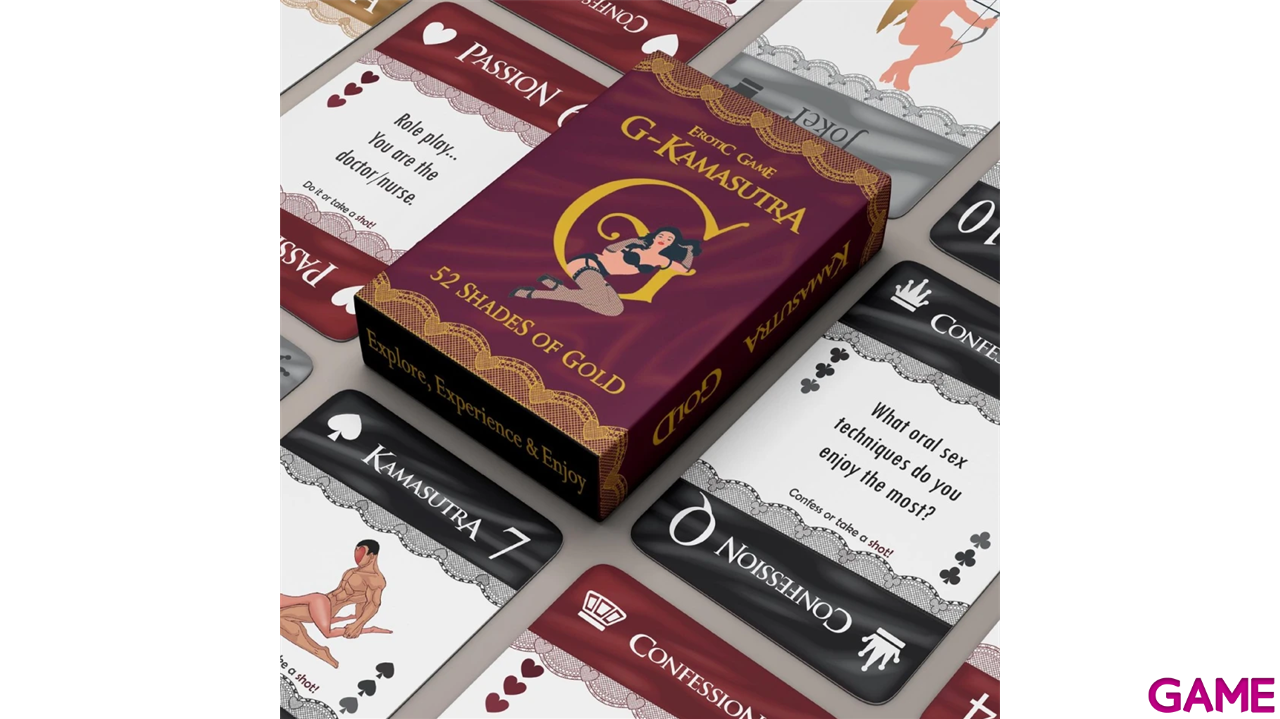 Juego de cartas G-Kamasutra 52 SHADES OF GOLD-1 Juego de cartas G-Kamasutra 52 SHADES OF GOLD-1